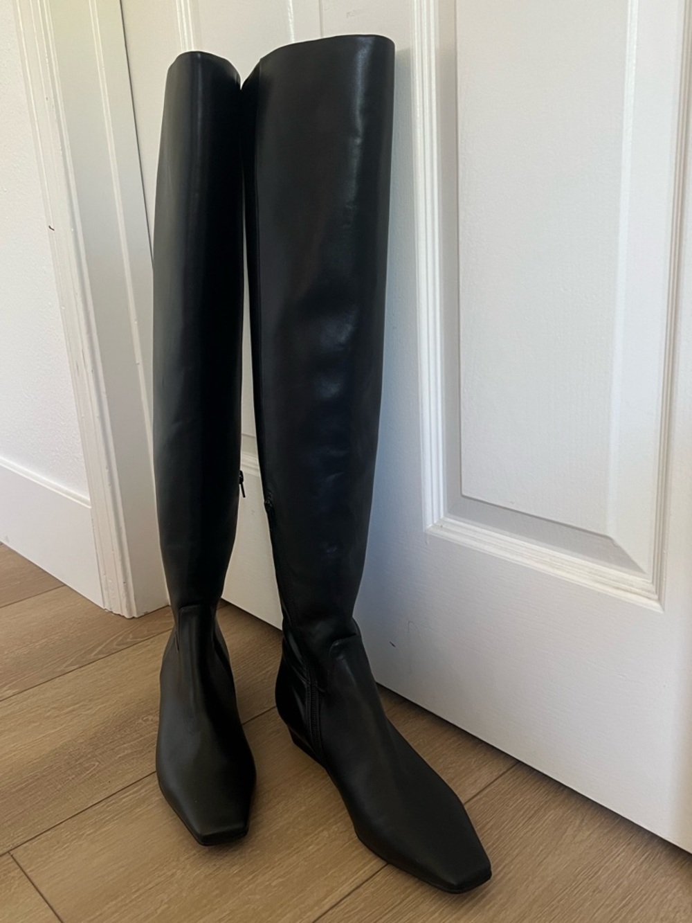 NWOT JEFFREY CAMPBELL Ichab Over-The-Knee Boots Black Sz 7.5 - Picture 6 of 10